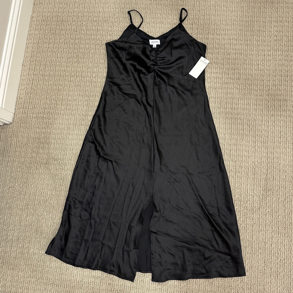 Black Satin Dress